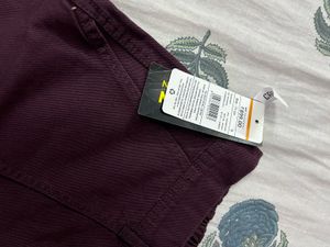 Burgundy Cargo Pants