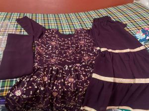 Elegant Purple Kurta