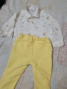 Cute Bear Print Shirt