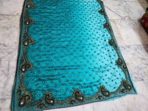 dark sea green saree 🥻 💚