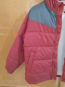 OLD NAVY Boys 6-7  Red and Gray Puffer Jacket