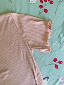 pink semi woolen top-2
