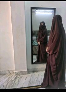 Jilbab Naqab With Nose Piece Freesize