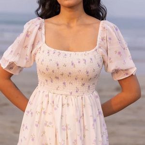 floral maxi dress