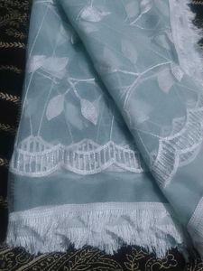 Embroidered Net Dupatta