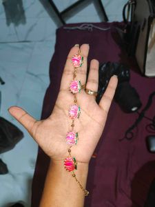 Lotus Necklace &amp; Earring Set