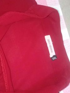 Red Button-Down Shirt