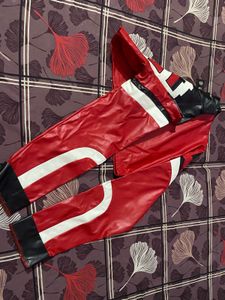 Trendy Red &amp; White Jacket