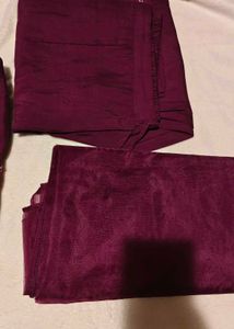 Dark Purple Shade Embroidered Salwar Kameez