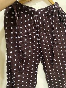 Polka Dot Plazzo Pants