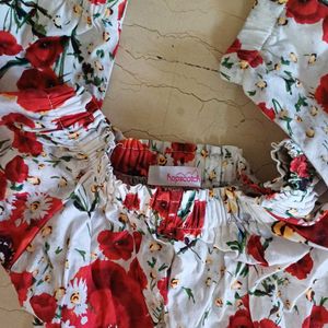 Pure Cotton Floral Summer Dress From Hopscotch
