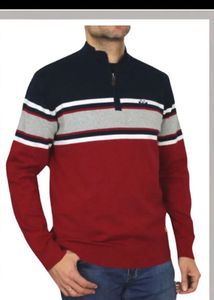 Stylish Striped Pullover Sweater