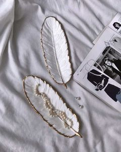 Feather Shaped Decor Dish