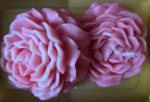 Floral Candles (Set of 2) Peony Candle