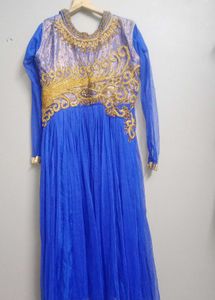 Elegant Blue Ethnic Gown