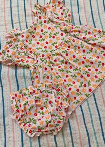 Floral Baby Outfit