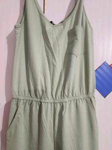 nuon mint green sleeveless jumpsuit