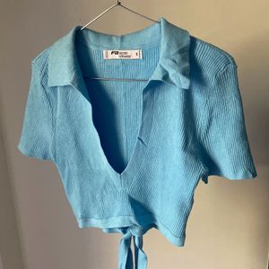 FB Sister Knitwear Tie Up Top