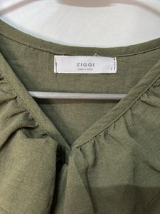 Olive Green Top