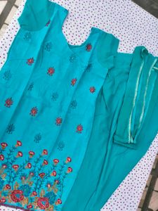 Elegant Teal Kurta Set