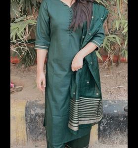 Elegant Green Kurta Set