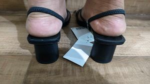 H&amp;MBlack Heeled Sandals