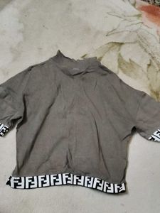 Stylish Top with Fendi Detail