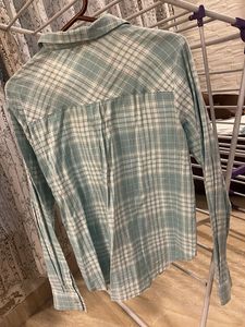 Blue Plaid Shirt