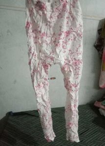 Pink Bandhani Kurta sats With Kurti