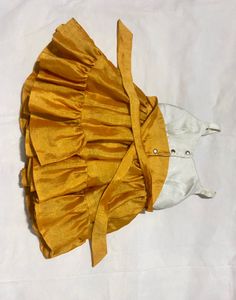 Ruffled Yellow Dress