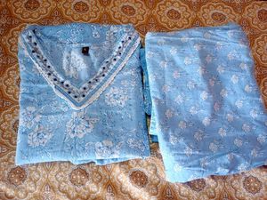 Pure Cotton Kurti Set