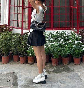 ♠️Black Chain Detail Shoulder Bag🕸️🕷️