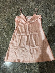 Elegant Pink Slip Dress