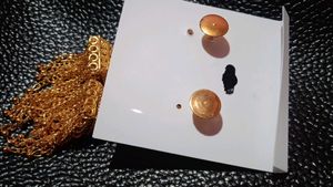 Golden Jhumka Earrings