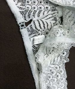 White Lace Thong Panty 💚