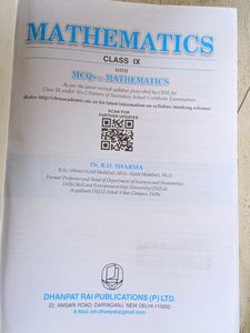 MATHEMATICS Class 9