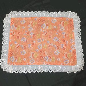 Peach Floral Baby Pillow Cover