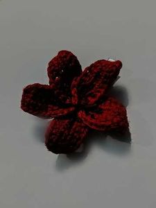 Red Flower Hair Clip