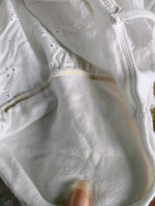White Knot a Line Strap Dress