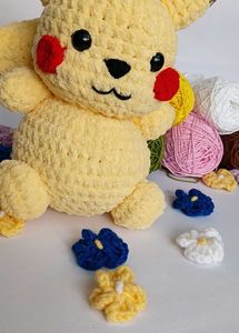 Crochet Pikachu Plush