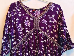 Alia- Cut Floral Print Kurta