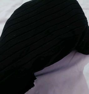 Sleeveless Black Top