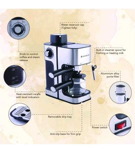 Wonderchef Regalia Espresso Coffee Maker 5 Ba