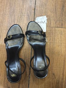 Zara Buckle Heeled Sandals