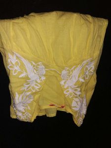 Yellow Ruffled Top