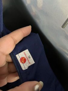 Pintrest Elegant Navy Blue Embroidered Dress