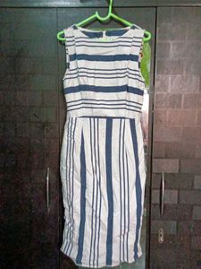 Striped Sleeveless Dress