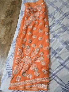 lucknowi Chikankari with hand work gotta Patti