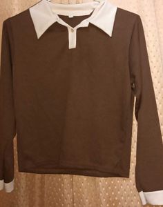 Retro Brown Polo Shirt