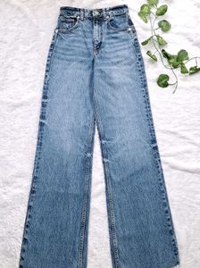 Zara New Wide Leg Jeans